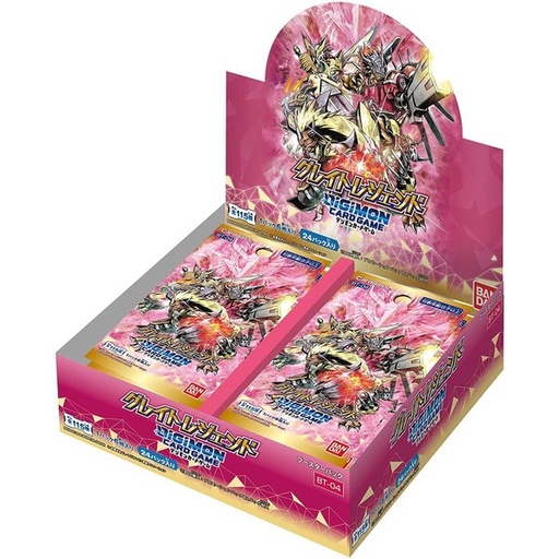 [0523673] Digimon Card Game BT-04 Great Legends Booster Jap ver. [BOX]