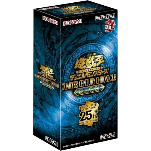 [2177138] Yu-Gi-Oh! Duel Monsters - Quarter Century Chronicle Side: PRIDE (QCCU) Booster (Jap) [BOX]