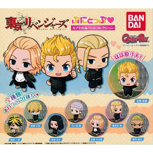 [0742319] (PO) Tokyo Revengers Punitop Capsule Can Badge Collection