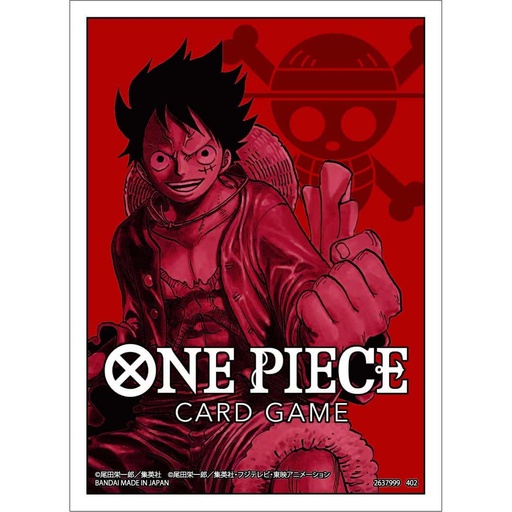 [0853930] One Piece Card Game Official Card Sleeve - Monkey D.Luffy