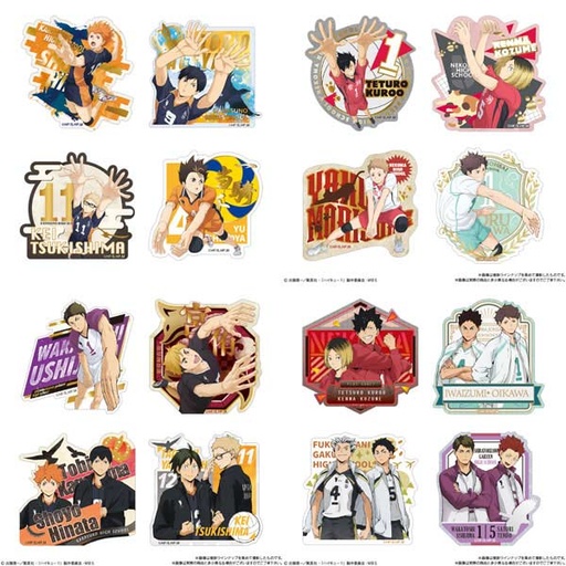 [0957904] (PO) Haikyu! Die-Cut Sticker Biscuit [BOX]