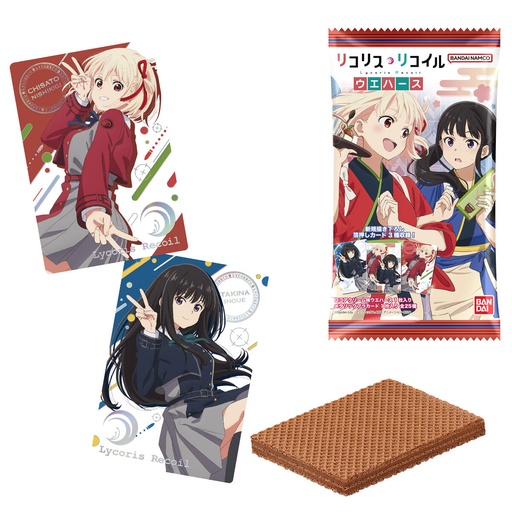 [09583140] Lycoris Recoil Wafer Card [BOX]