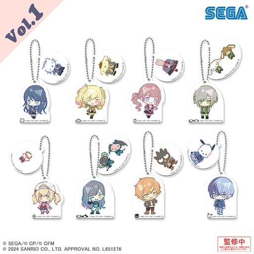 [3427904] Project SEKAI Colorful Stage! feat. Hatsune Miku x Sanrio Characters Capsule Mini Character W Key Chain Collection Vol. 1