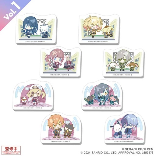 [3427973] Project SEKAI Colorful Stage! feat. Hatsune Miku x Sanrio Characters Capsule Mini Character Acrylic Clip Collection Vol. 1