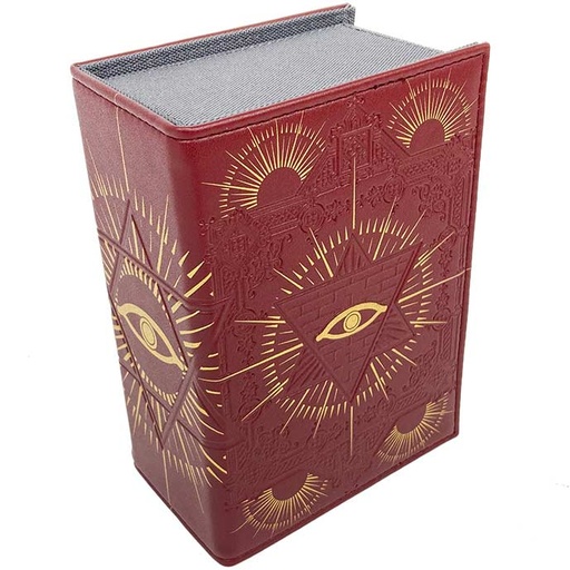 [7570059] (PO) Book Type Synthetic Leather Deck Case W Omniscient Eye
