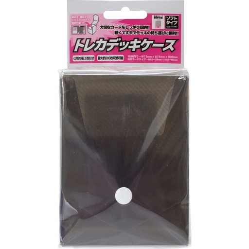 [7609360] Answer Trading Card Deck Case Soft Type Black